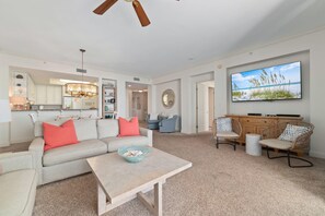 Condo, Multiple Beds (Indigo West 1802) | Living area | TV - Indigo West 1802 (Pensacola)