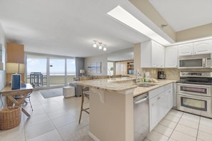 Condo, Multiple Beds (Perdido Sun 304) | Private kitchen | Oven, toaster, paper towels - Perdido Sun 304 (Pensacola)