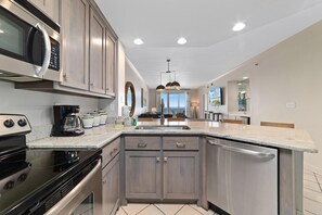 Condo, Multiple Beds (Enclave 506) | Private kitchen | Oven, toaster, paper towels - Enclave 506 (Orange Beach)