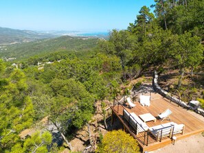 Terrace/patio - Double Family Villa,12 people with Pool near Cannes (Fréjus)