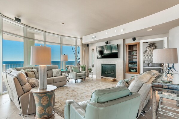 Apartment, Mehrere Betten (Turquoise D901) | Wohnbereich