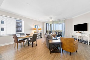 Condo, Multiple Beds (Lost Key C501) | Living area | TV - Lost Key C501 (Pensacola)