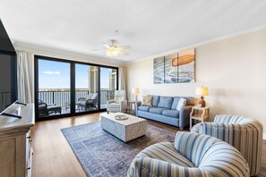 Condo, Multiple Beds (Florencia 703) | Living area | TV - Florencia 703 (Pensacola)