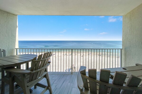 公寓客房, 1 張特大雙人床和 1 張沙發床 (Perdido Skye 65) | 室外用餐