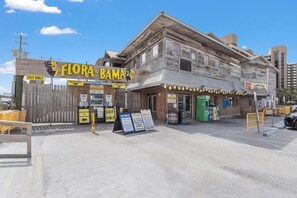 Enjoy a convenient stay with an ATM on site and a Coca-Cola sign.