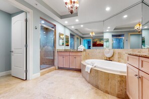 Condo, Multiple Beds (Indigo East 606) | Bathroom | Free toiletries, shampoo, toilet paper - Indigo East 606 (Pensacola)