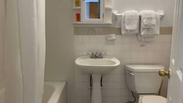 Hair dryer, towels