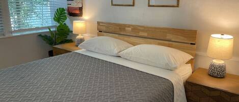 1 多间卧室、熨斗/熨衣板、WiFi、床单