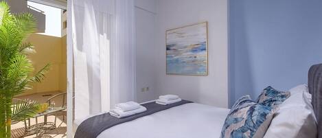 1 soverom, strykejern/-brett, reiseseng for barn og wi-fi (inkludert)