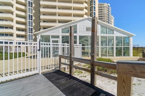 Condo, 1 King Bed with Sofa bed (Perdido Sun 408) | Terrace/patio - Perdido Sun 408 (Pensacola)