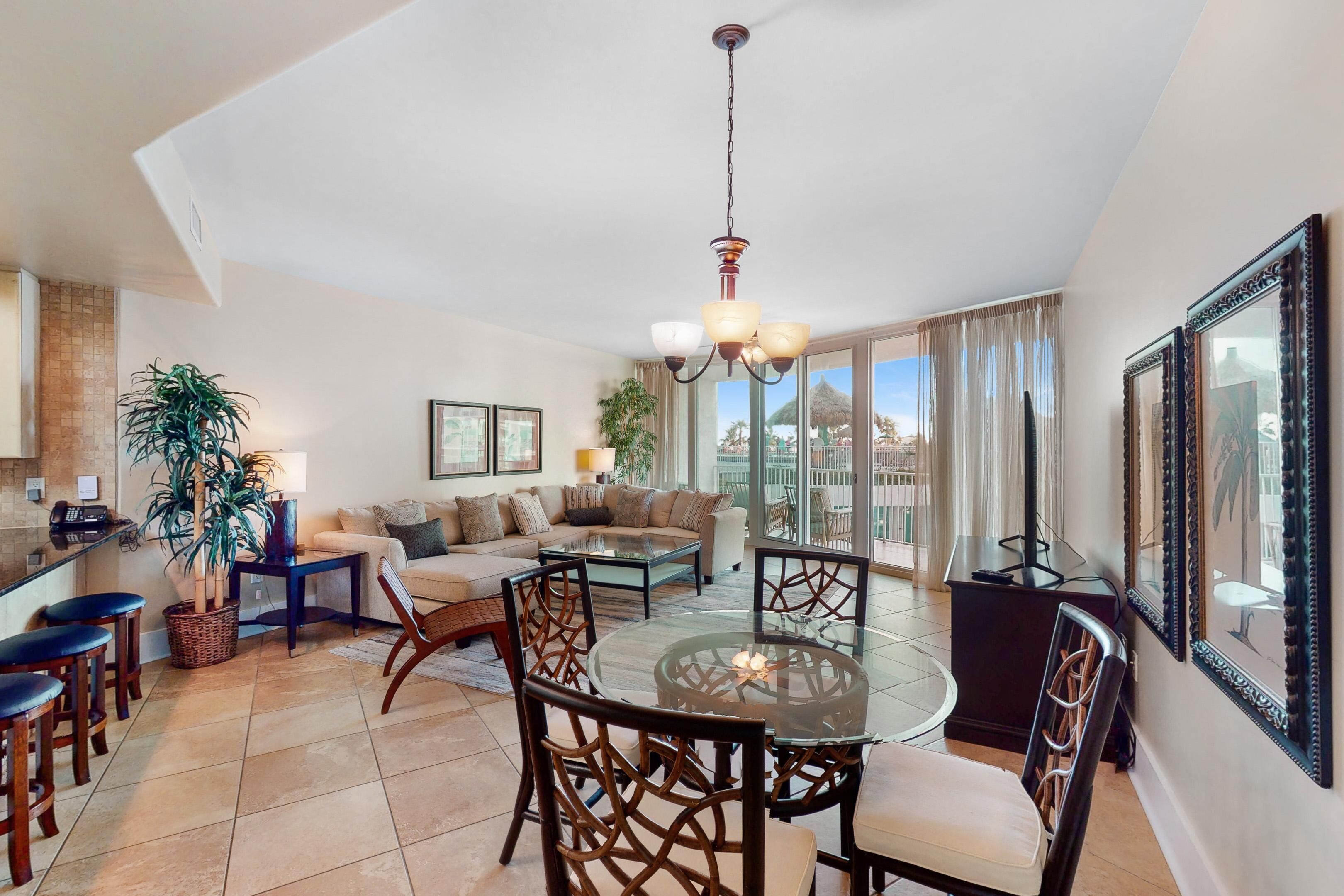 Condo, Multiple Beds (Caribe D216) | Living area | TV