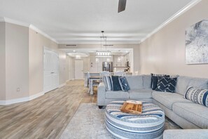 Condo, 2 Queen Beds (Lost Key B304) | Living area | TV - Lost Key B304 (Pensacola)
