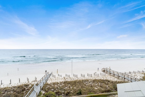 Apartment, 1 King-Bett und Schlafsofa (Perdido Sun 400) | Strand | Am Strand