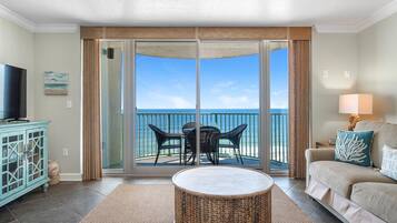 Condo, Multiple Beds (Perdido Towers East 1003) | Living area | TV