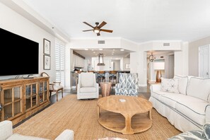 Condo, Multiple Beds (Palacio Penthouse 1903) | Living area - Palacio Penthouse 1903 (Pensacola)