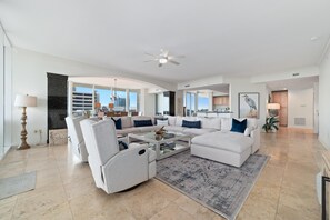 Condo, Multiple Beds (Mediterranean West 302) | Living area - Mediterranean West 302 (Pensacola)