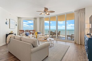 Condo, Multiple Beds (Beach Colony East 17B-Penthouse) | Living area - Beach Colony East 17b-penthouse (Pensacola)