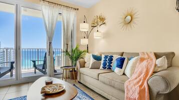 Condo, Multiple Beds (Ariel Dunes I 1706) | Living area | TV