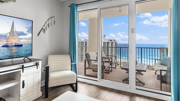 Condo, nhiều giường (Ariel Dunes I 1609) | Khu phòng khách