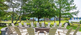 Waterfront in Historic Rock Hall, overlooking the main harbor and Chesapeake Bay