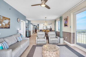 Condo, Multiple Beds (Ariel Dunes I 1401) | Living area | TV - Ariel Dunes I 1401 (Miramar Beach)
