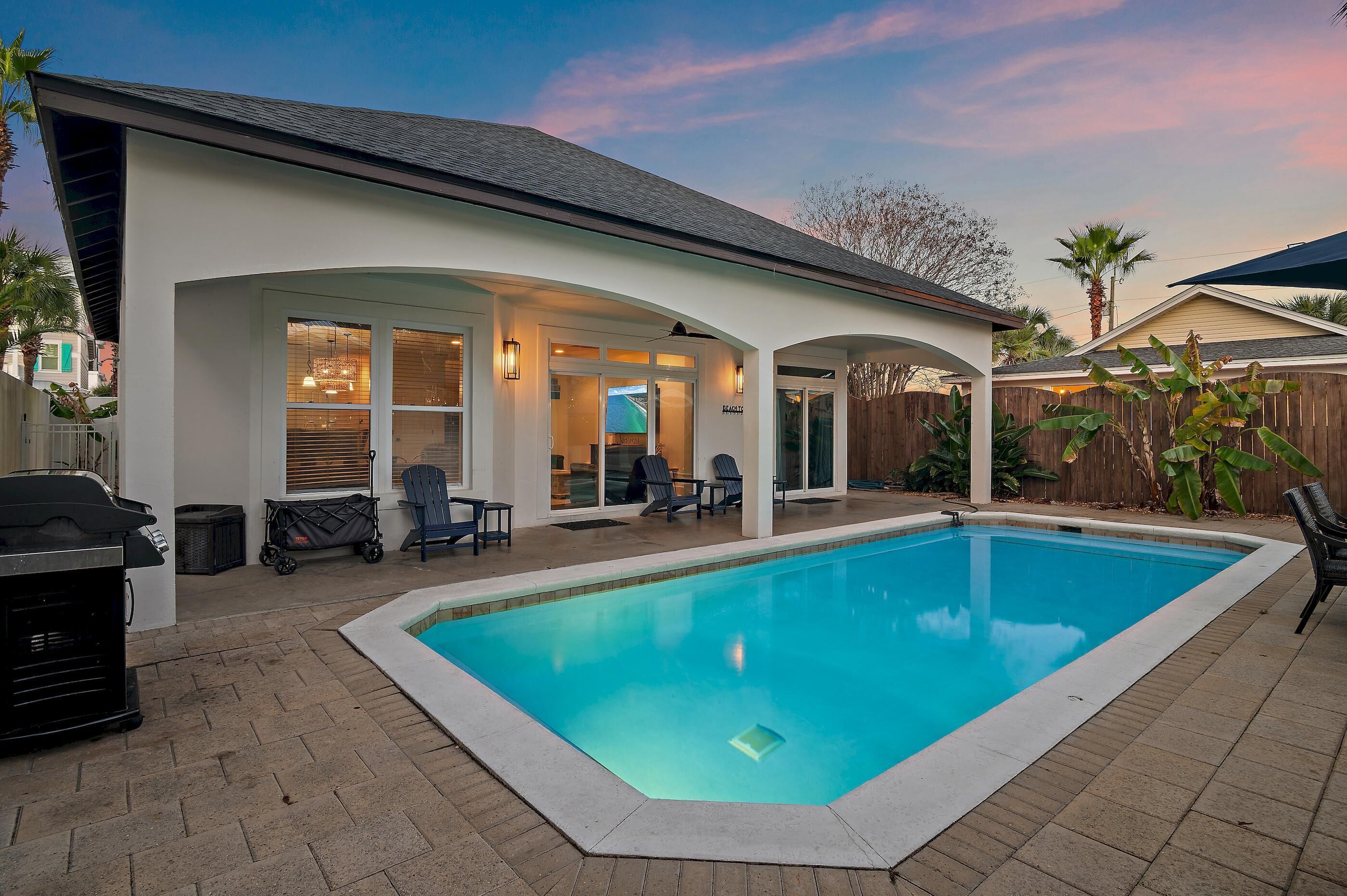 Hus - flere senge (Flamingo Palms) | Pool | Udendørs pool