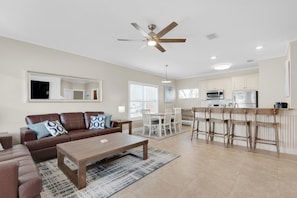 House, Multiple Beds (A Wave From it All) | Living area - A Wave From it All (Miramar Beach)