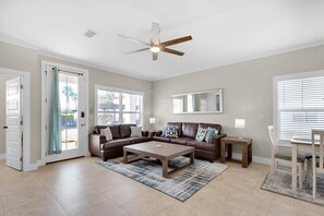 House, Multiple Beds (A Wave From it All) | Living area | TV - A Wave From it All (Miramar Beach)