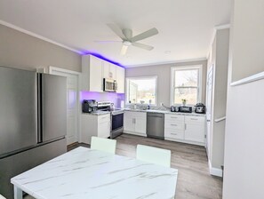 Fridge, microwave, oven, stovetop - Waterfront 2br/2ba cottage  (West Gardiner)