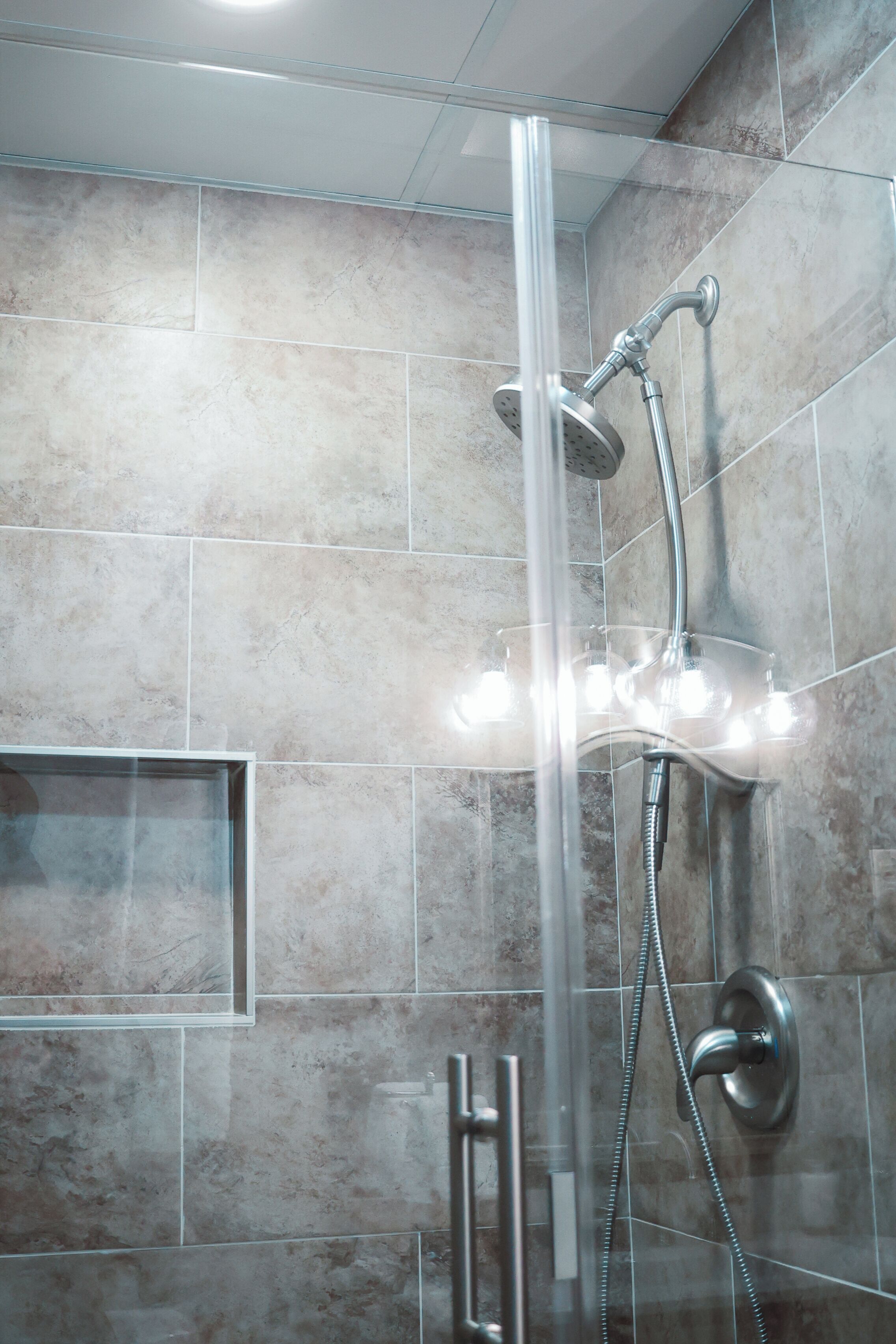 Jetted bath, hair dryer, towels, soap