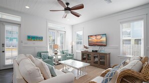 House, Multiple Beds (TexaBama Breeze) | Living area | TV - Texabama Breeze (Destin)