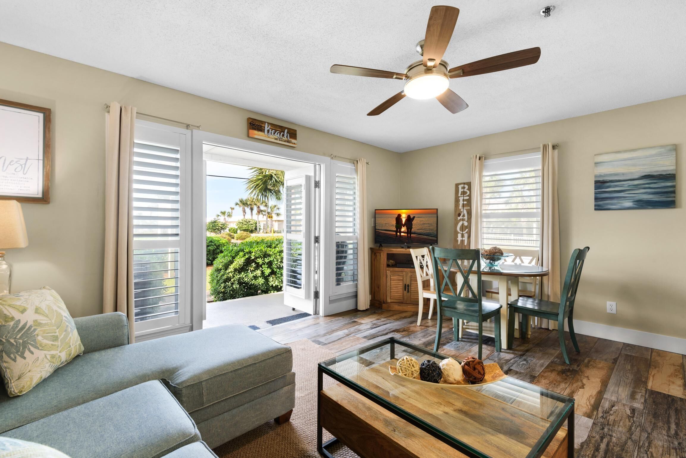 Condo, 1 Queen Bed with Sofa bed (Grand Caribbean West 111- Just Beach ) | Living area