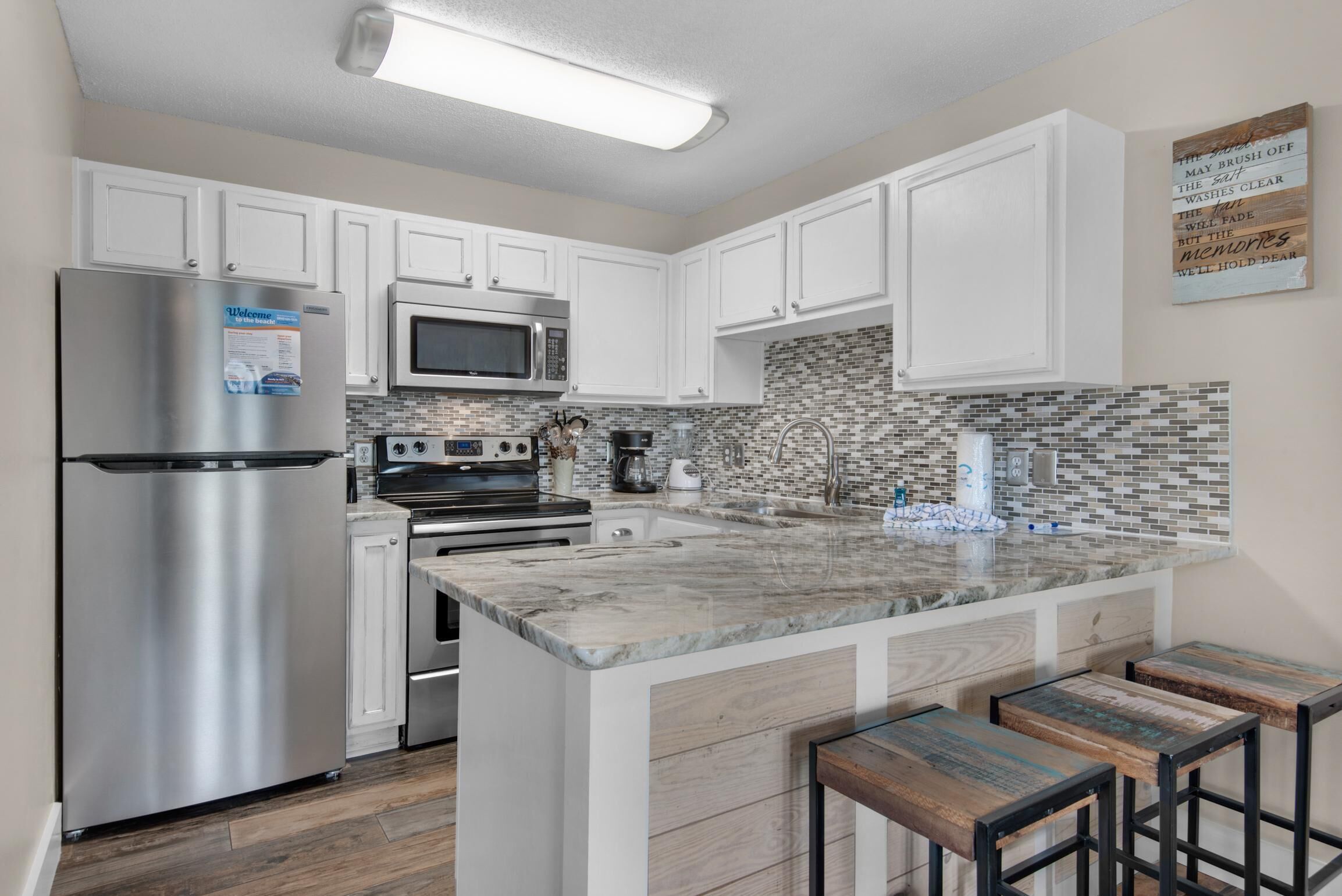 Condo, 1 Queen Bed with Sofa bed (Grand Caribbean West 111- Just Beach ) | Private kitchen