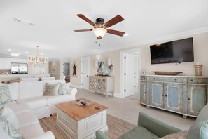 Condo, Multiple Beds (Crystal Dunes 304) | Living area | TV - Crystal Dunes 304 (Destin)