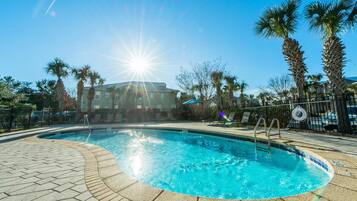 Condo, 1 King Bed (Topsail Village 422) | Pool | Outdoor pool