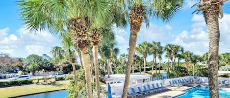 Condo, Multiple Beds (Gulf Place Caribbean 204) | Pool | Outdoor pool, a heated pool