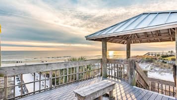 Condo, 1 King Bed with Sofa bed (Gulf Place Cabanas 203) | Terrace/patio