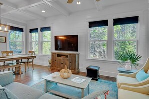 House, Multiple Beds (30A Sunshine Shack) | Living area | TV