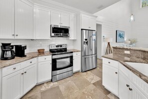 Hus - flere senge (Casa del Mar) | Privat køkken | Ovn, brødrister