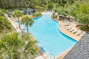 House, Multiple Beds (Captain's Cottage) | Pool | A heated pool - Captain's Cottage (Santa Rosa Beach)