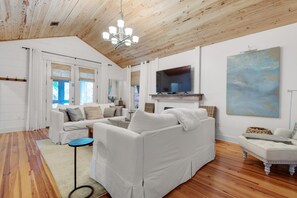 Maison, plusieurs lits (Bramble Cottage) | Coin séjour