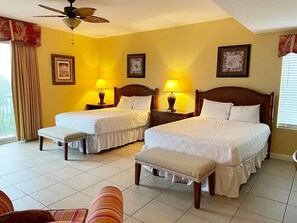 Condo, varias camas (Beach Resort 316) | 3 habitaciones y wifi 