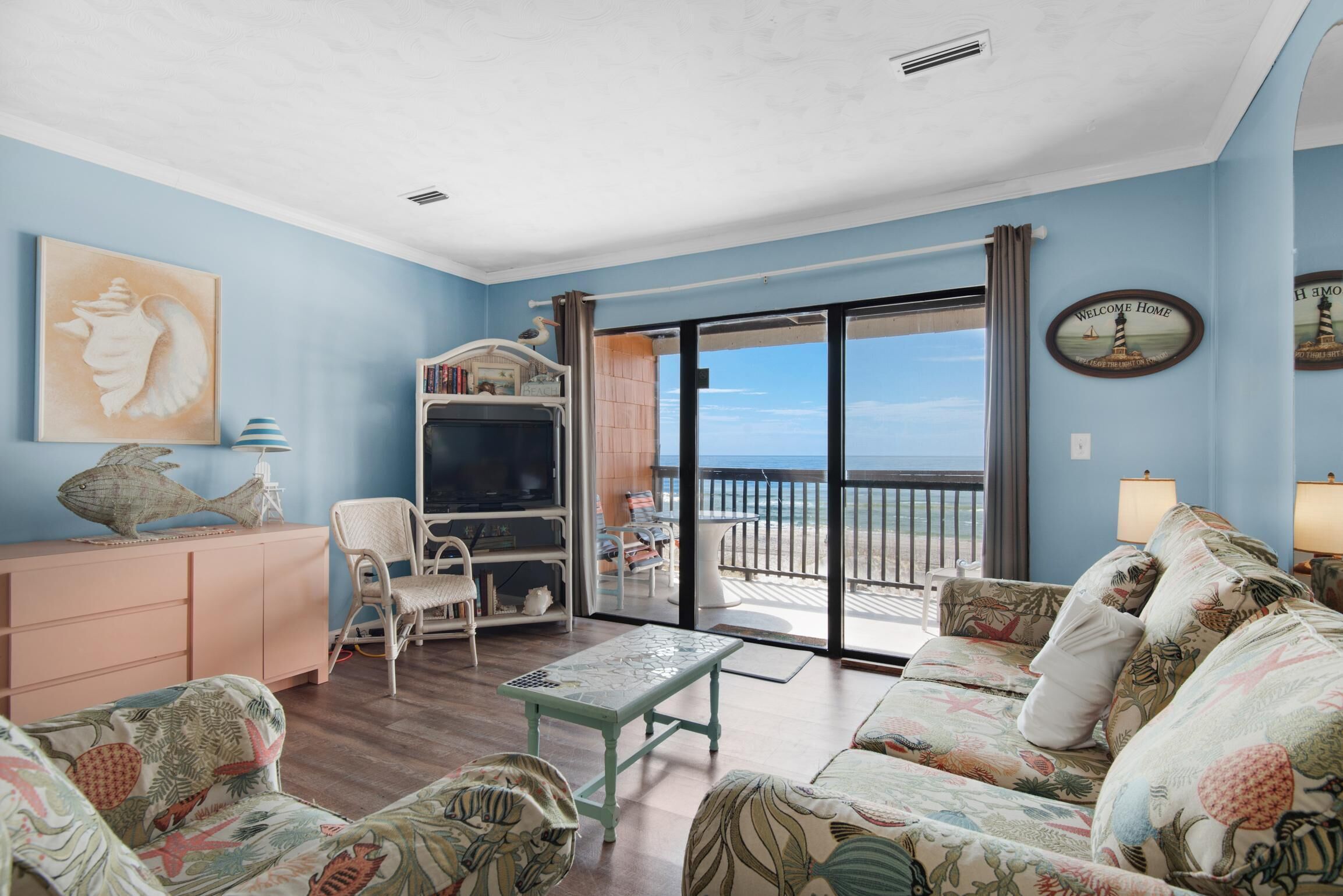 Leilighet, 1 kingsize-seng med sovesofa (Polynesian Village 211) | Oppholdsområde | TV