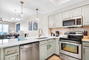 Condo, 1 King Bed with Sofa bed (Ariel Dunes II 2309) | Private kitchen | Oven, toaster - Ariel Dunes II 2309 (Miramar Beach)