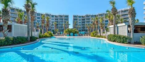Condo, 1 King Bed with Sofa bed (Destin West Bayside Sandpiper L07) | Pool | Outdoor pool, a heated pool
