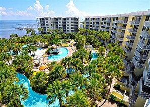 Apartment, 1 King-Bett und Schlafsofa (Destin West Bayside Sandpiper L07) | Pool | Außenpool, beheizter Pool