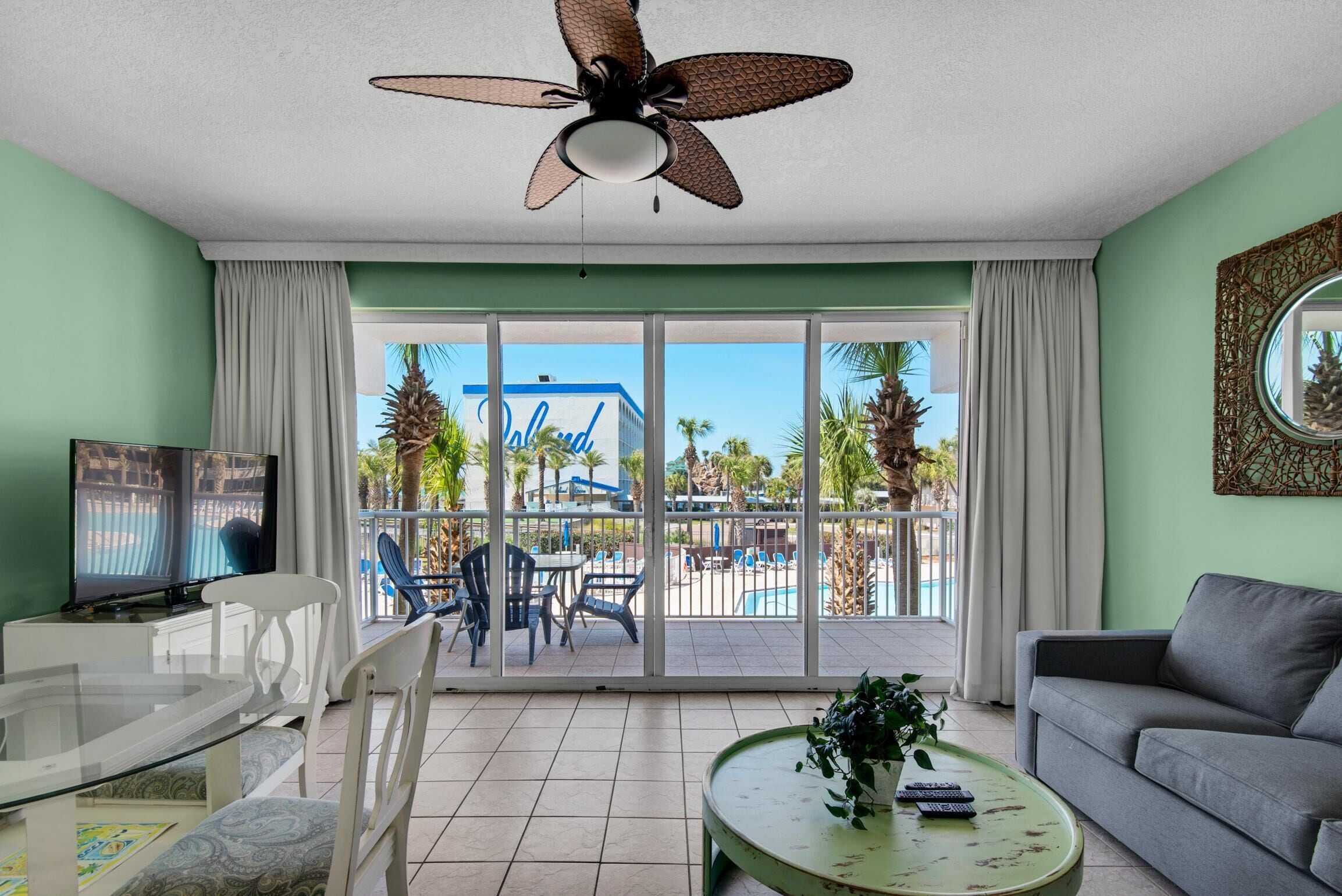 Condo, 1 King Bed with Sofa bed (Destin West Gulfside #203) | Living area | TV