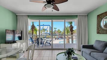 Condo, 1 King Bed with Sofa bed (Destin West Gulfside #203) | Living area | TV