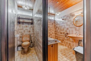 Shower, hair dryer