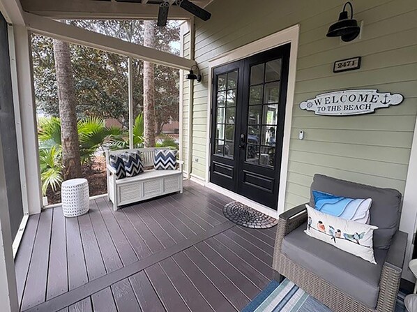 Ferienhaus, Mehrere Betten (Bungalo at Baytowne) | Terrasse/Patio
